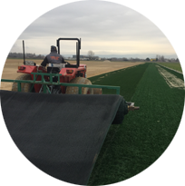 Installation of Hybrid Grass